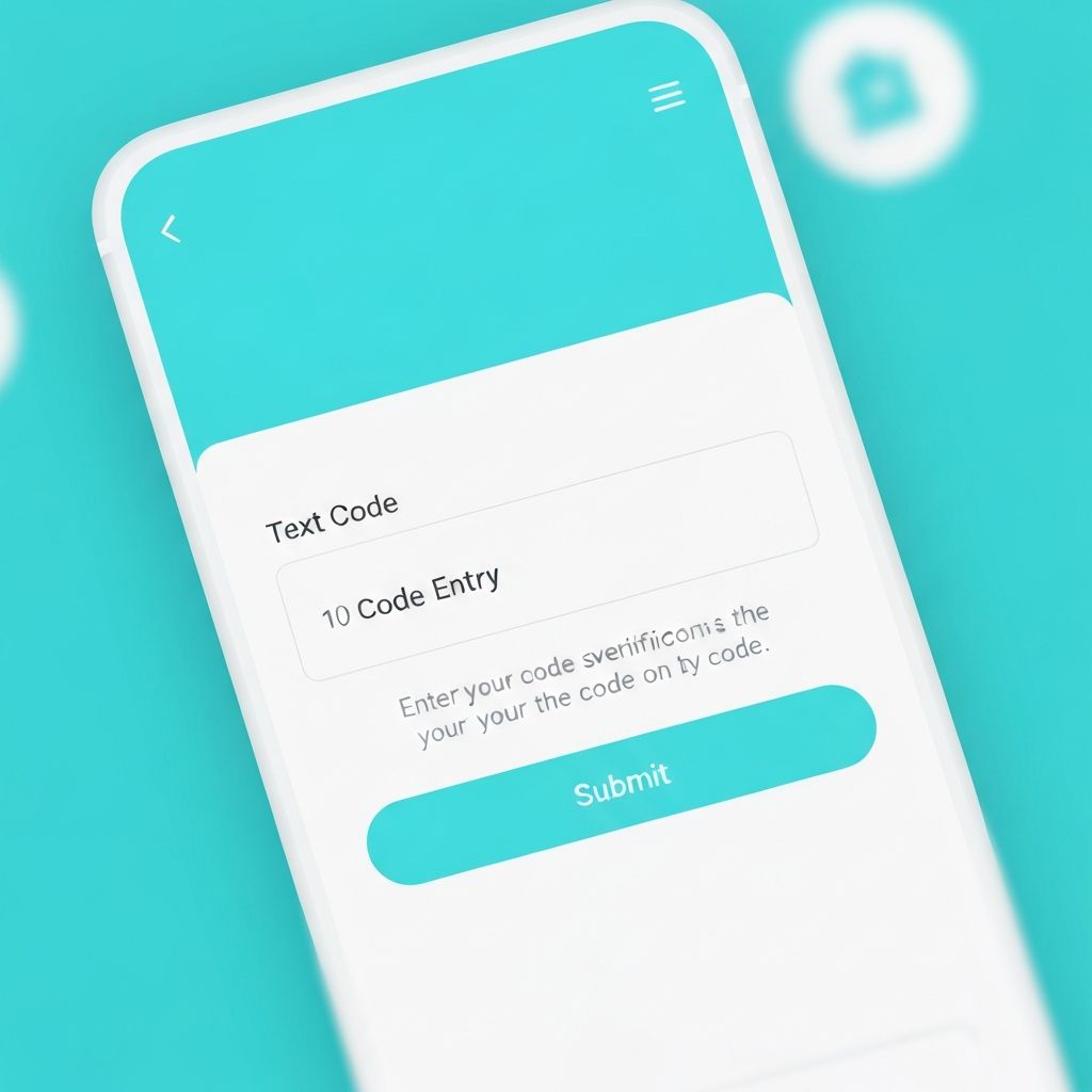 Code entry screenshot